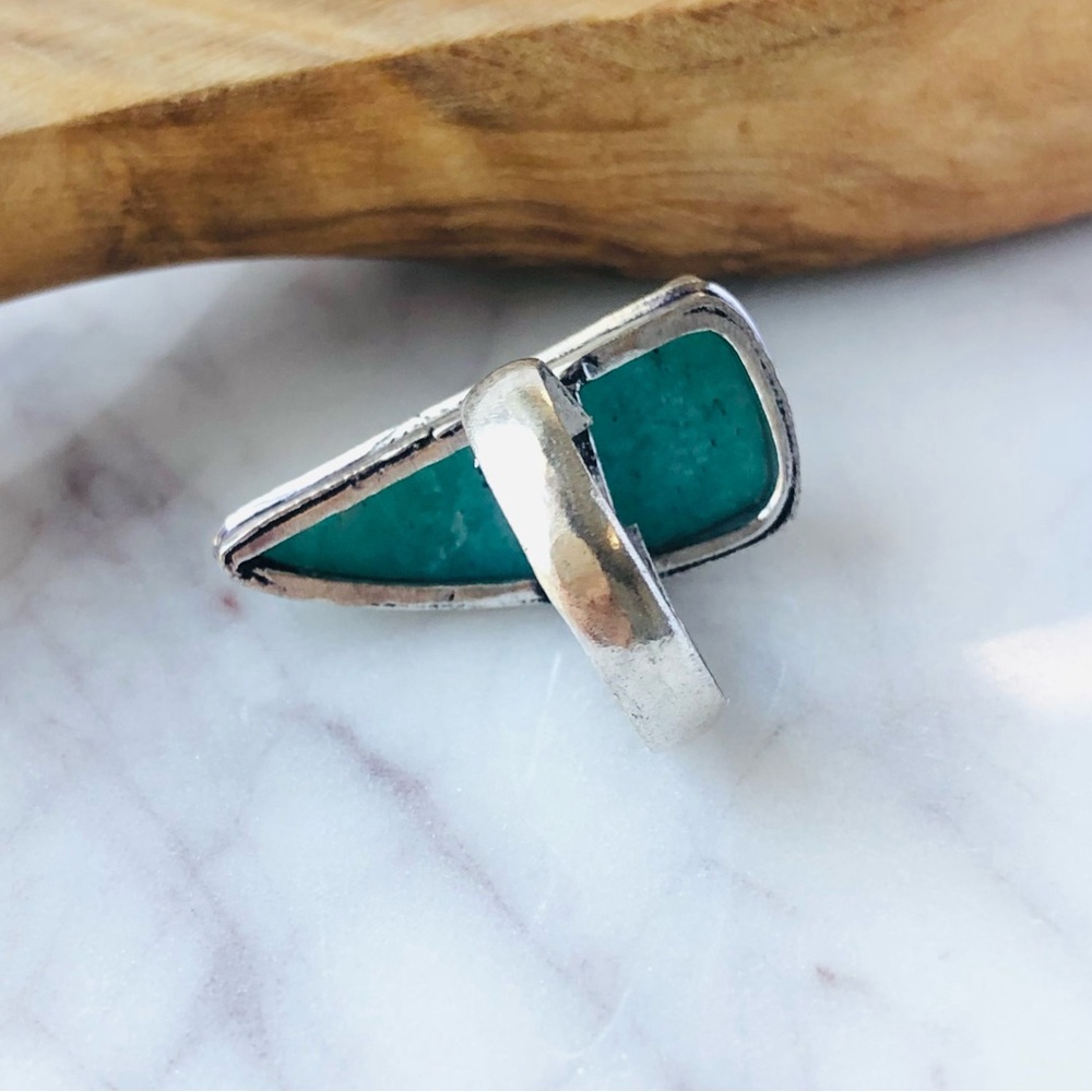 Amazonite Silver Ring - Picture 6 of 10